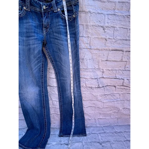 Y2K style Women's Miss Me Blue Jeans Boot Cut Size 32 style JW5310B3Q - Picture 3 of 11